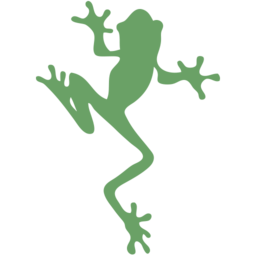 silhouette of a frog